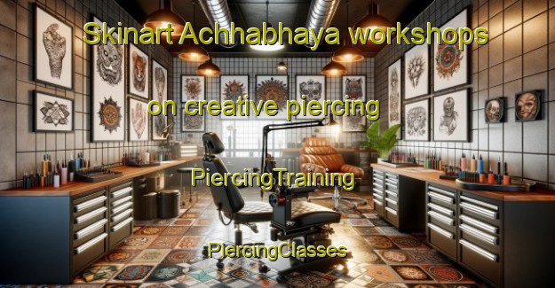 Skinart Achhabhaya workshops on creative piercing | #PiercingTraining #PiercingClasses #SkinartTraining-Bangladesh