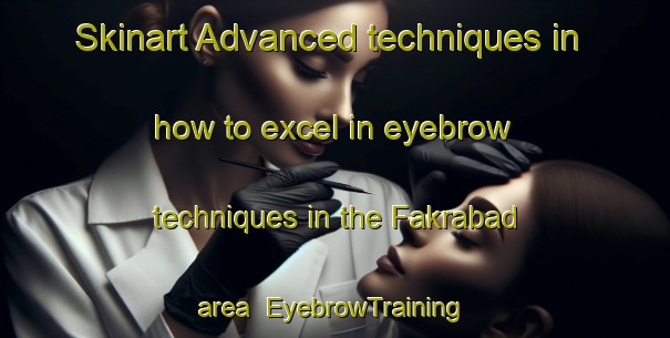 Skinart Advanced techniques in how to excel in eyebrow techniques in the Fakrabad area | EyebrowTraining | EyebrowClasses | SkinartTraining-Bangladesh