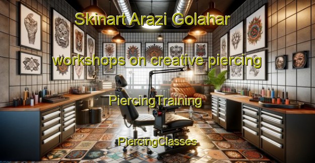 Skinart Arazi Golahar workshops on creative piercing | #PiercingTraining #PiercingClasses #SkinartTraining-Bangladesh