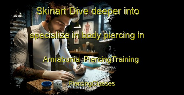 Skinart Dive deeper into specialize in body piercing in Amrabunia | #PiercingTraining #PiercingClasses #SkinartTraining-Bangladesh