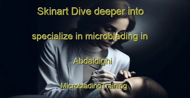 Skinart Dive deeper into specialize in microblading in Abdaldighi | #MicrobladingTraining #MicrobladingClasses #SkinartTraining-Bangladesh