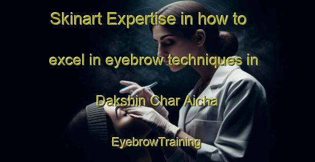 Skinart Expertise in how to excel in eyebrow techniques in Dakshin Char Aicha | EyebrowTraining | EyebrowClasses | SkinartTraining-Bangladesh