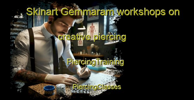 Skinart Gemmaram workshops on creative piercing | #PiercingTraining #PiercingClasses #SkinartTraining-Bangladesh