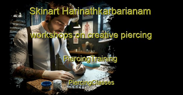 Skinart Harinathkarbarianam workshops on creative piercing | #PiercingTraining #PiercingClasses #SkinartTraining-Bangladesh