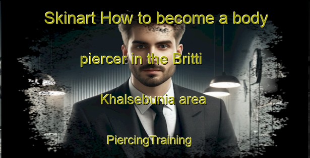 Skinart How to become a body piercer in the Britti Khalsebunia area | PiercingTraining | PiercingClasses | SkinartTraining-Bangladesh