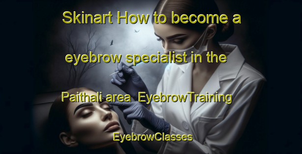 Skinart How to become a eyebrow specialist in the Paithali area | EyebrowTraining | EyebrowClasses | SkinartTraining-Bangladesh