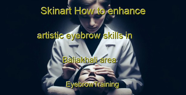 Skinart How to enhance artistic eyebrow skills in Baliakhali area | EyebrowTraining | EyebrowClasses | SkinartTraining-Bangladesh