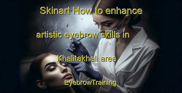 Skinart How to enhance artistic eyebrow skills in Khalitakhali area | EyebrowTraining | EyebrowClasses | SkinartTraining-Bangladesh
