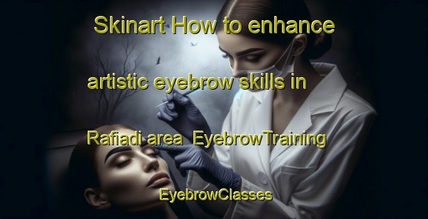 Skinart How to enhance artistic eyebrow skills in Rafiadi area | EyebrowTraining | EyebrowClasses | SkinartTraining-Bangladesh