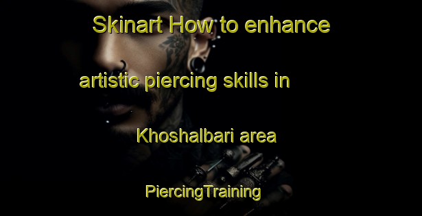 Skinart How to enhance artistic piercing skills in Khoshalbari area | PiercingTraining | PiercingClasses | SkinartTraining-Bangladesh