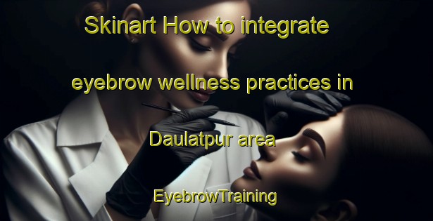 Skinart How to integrate eyebrow wellness practices in Daulatpur area | EyebrowTraining | EyebrowClasses | SkinartTraining-Bangladesh