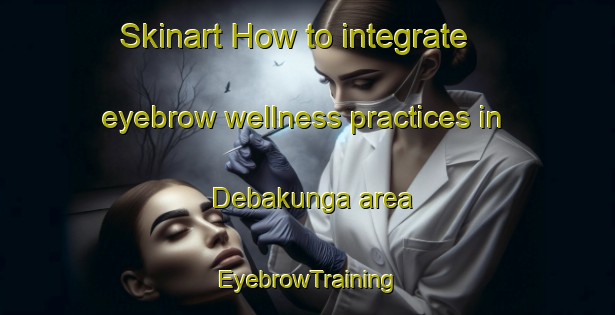 Skinart How to integrate eyebrow wellness practices in Debakunga area | EyebrowTraining | EyebrowClasses | SkinartTraining-Bangladesh