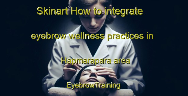 Skinart How to integrate eyebrow wellness practices in Hapmarapara area | EyebrowTraining | EyebrowClasses | SkinartTraining-Bangladesh