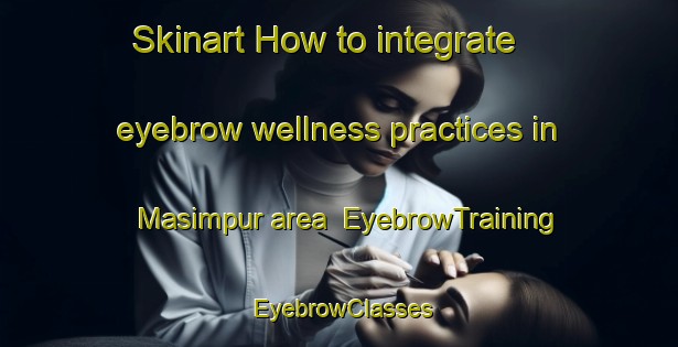 Skinart How to integrate eyebrow wellness practices in Masimpur area | EyebrowTraining | EyebrowClasses | SkinartTraining-Bangladesh