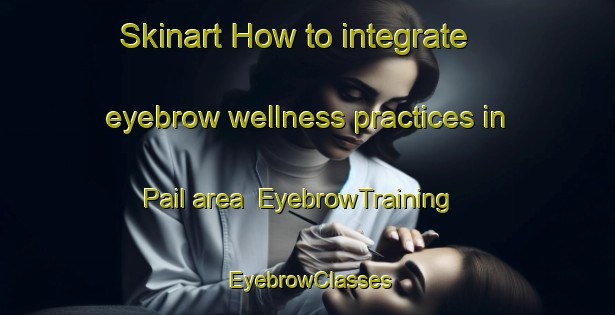 Skinart How to integrate eyebrow wellness practices in Pail area | EyebrowTraining | EyebrowClasses | SkinartTraining-Bangladesh