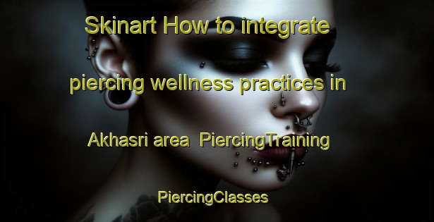 Skinart How to integrate piercing wellness practices in Akhasri area | PiercingTraining | PiercingClasses | SkinartTraining-Bangladesh