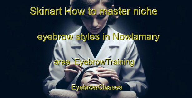 Skinart How to master niche eyebrow styles in Nowlamary area | EyebrowTraining | EyebrowClasses | SkinartTraining-Bangladesh