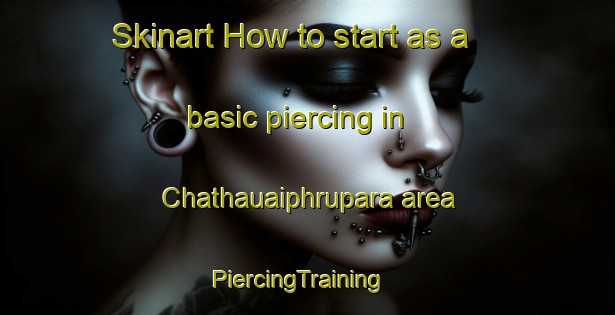 Skinart How to start as a basic piercing in Chathauaiphrupara area | PiercingTraining | PiercingClasses | SkinartTraining-Bangladesh