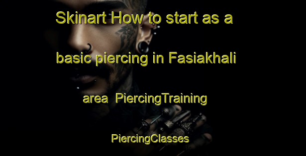 Skinart How to start as a basic piercing in Fasiakhali area | PiercingTraining | PiercingClasses | SkinartTraining-Bangladesh