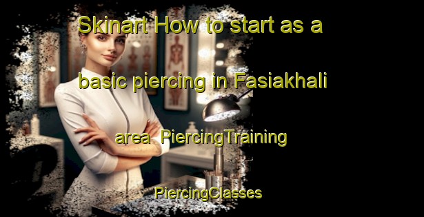 Skinart How to start as a basic piercing in Fasiakhali area | PiercingTraining | PiercingClasses | SkinartTraining-Bangladesh