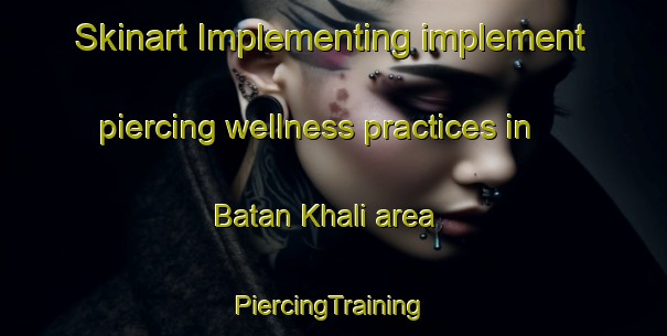 Skinart Implementing implement piercing wellness practices in Batan Khali area | #PiercingTraining #PiercingClasses #SkinartTraining-Bangladesh