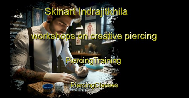 Skinart Indrajitkhila workshops on creative piercing | #PiercingTraining #PiercingClasses #SkinartTraining-Bangladesh