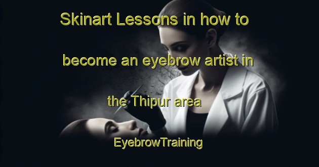 Skinart Lessons in how to become an eyebrow artist in the Thipur area | EyebrowTraining | EyebrowClasses | SkinartTraining-Bangladesh