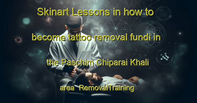 Skinart Lessons in how to become tattoo removal fundi in the Paschim Chiparai Khali area | RemovalTraining | RemovalClasses | SkinartTraining-Bangladesh