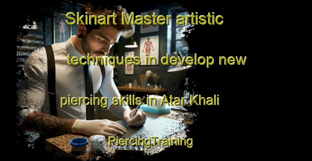 Skinart Master artistic techniques in develop new piercing skills in Atar Khali | PiercingTraining | PiercingClasses | SkinartTraining-Bangladesh