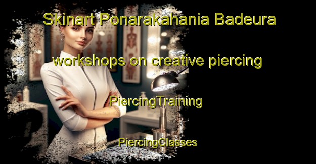 Skinart Ponarakahania Badeura workshops on creative piercing | #PiercingTraining #PiercingClasses #SkinartTraining-Bangladesh