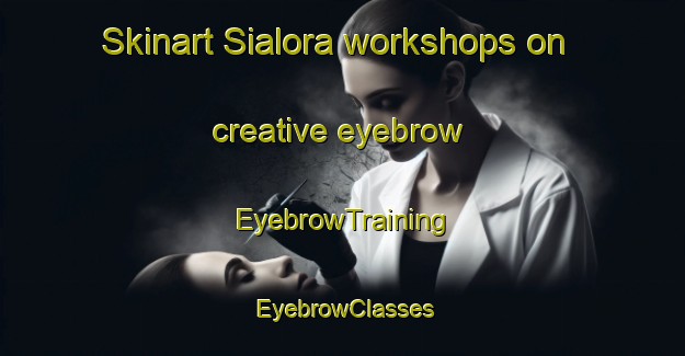 Skinart Sialora workshops on creative eyebrow | EyebrowTraining | EyebrowClasses | SkinartTraining-Bangladesh