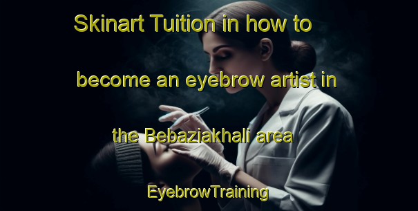 Skinart Tuition in how to become an eyebrow artist in the Bebaziakhali area | EyebrowTraining | EyebrowClasses | SkinartTraining-Bangladesh